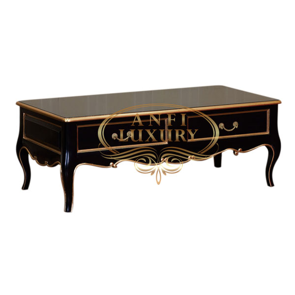 Black Gold Medium Tv Stand Indonesian Furniture