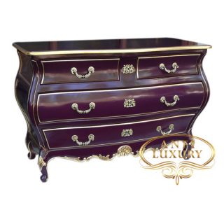 toulouse purple 4 drawers commode