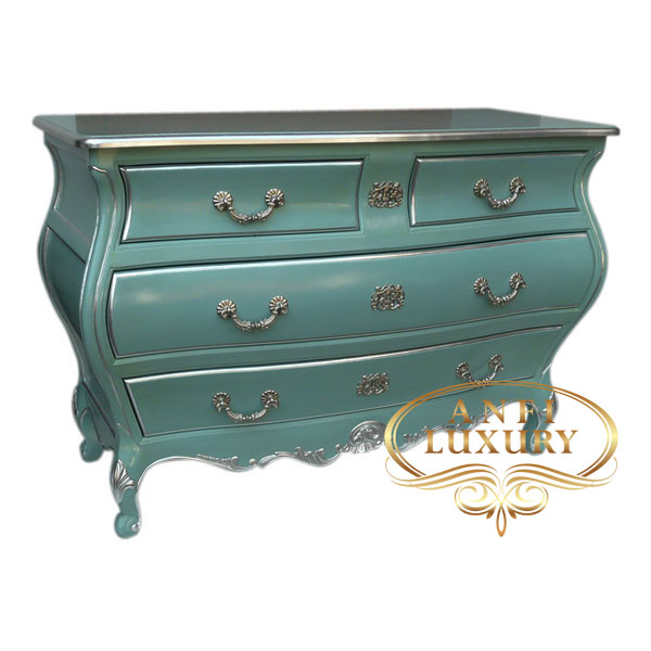 Toulouse Turqouse 4 Drawers Commode