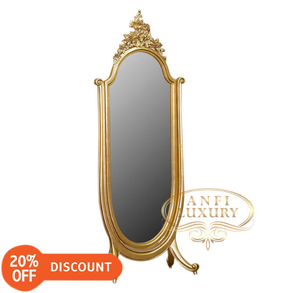 nantes carved standing mirror