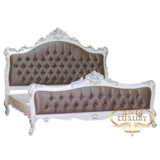 raisa dark brown upholstery bed