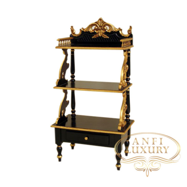 AL-AC002 black gold corner rack
