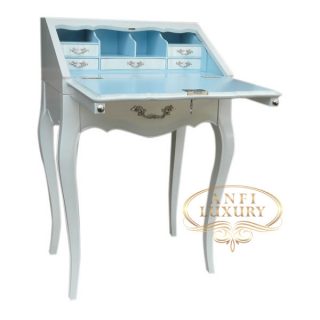 lady melissa desk white blue