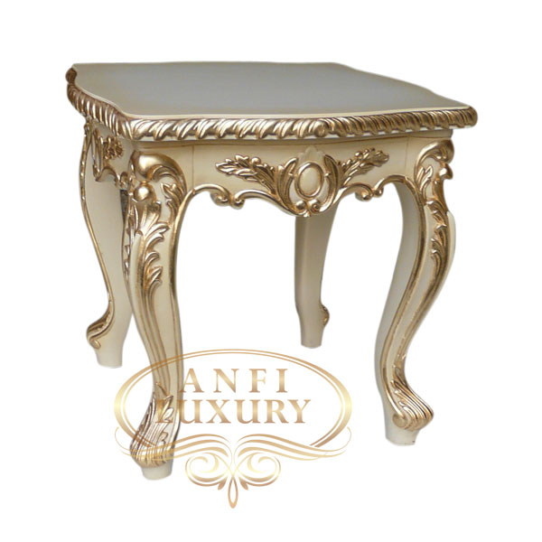 AL-ET010 nazia carved end table