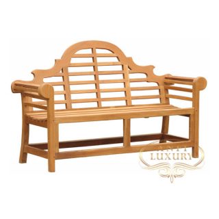 teak garden antika couple bench