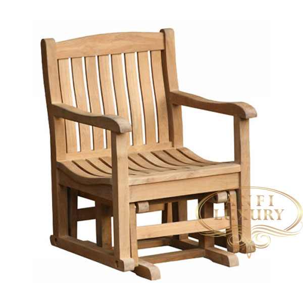NI-CH043 teak garden bee line chair