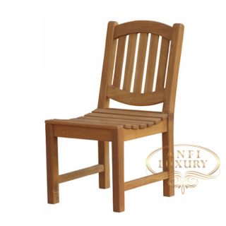 teak garden lexi curve chair