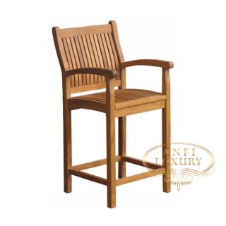 teak garden java bar chair