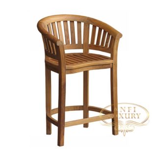 teak garden line bar chair