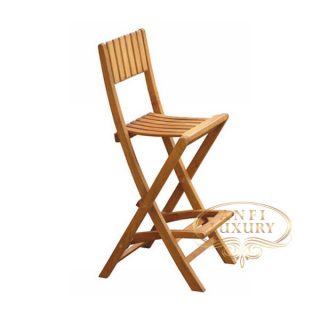 teak garden bar chair